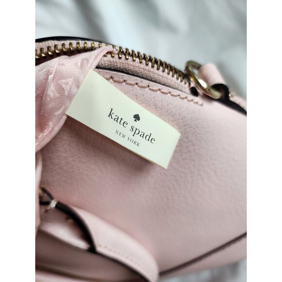 Kate Spade Wellesley Rachelle Satchel Bag Ballet Slipper Pink Leather Handbag - Picture 10 of 16